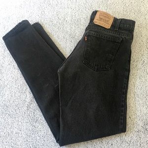 Levi’s Vintage 550 High Rise Orange Tab Jeans